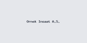Örnek İnşaat A.Ş.